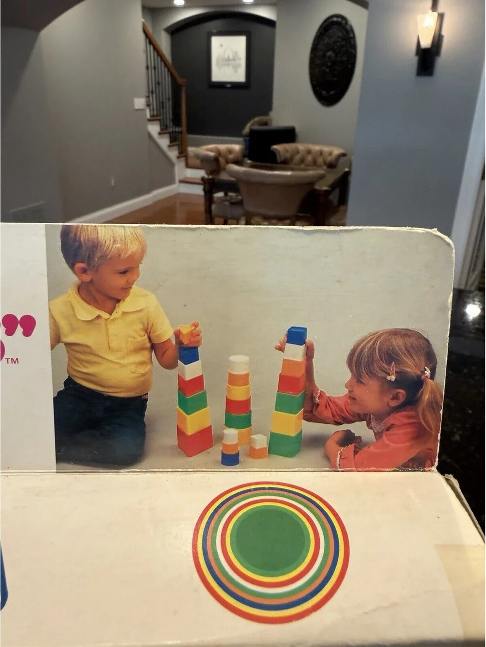 Vintage 1985 MARTY TOY  Set of 3 Plastic Stackables/Nesting Non Toxic NEW!